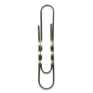 Durable Briefklammer 77mm ku 100St runde Form verkupfert