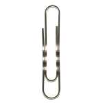 Durable Briefklammer 77mm ku 100St runde Form verkupfert