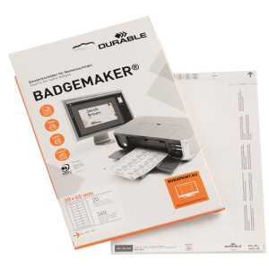 Durable Einsteckschild 30x65mm 360St ws A4 Bogen druckergeeignet