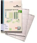 Durable Einsteckschild 60x90mm 160St ws A4 Bogen recycled