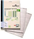 Durable Einsteckschild 60x90mm 160St ws A4 Bogen recycled
