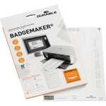 Durable Einsteckschild 61x210mm 20St ws A4 Bogen...