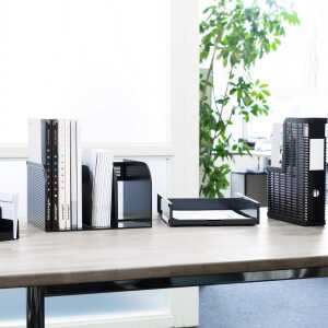 Durable Briefablageschale A4 d.gr OPTIMO stapelbar BlauerEngel