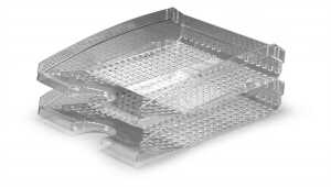 Briefablageschale TREND, DIN A4 bis C4, 250 x 70 x 337 mm, transparent