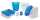 Briefablageschale TREND, A4 bis C4, 250 x 70 x 337 mm transluzent blau