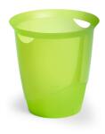Durable Papierkorb 16l TREND tr.h.gn mit Tragegriffen