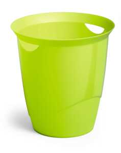 Papierkorb TREND, Polypropylen, rund, 315 x 330 mm (ØxH),16 l, grün