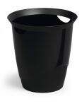 Durable Papierkorb 16l TREND sw mit Tragegriffen