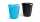 Durable Papierkorb 16l TREND tr.bl mit Tragegriffen