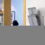 Durable Prospektspenderset A4 2tlg tr FLEXIPLUS Wandmontage
