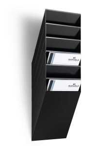 Durable Prospektspenderset A4 sw FLEXIBOXX 6 Fächer