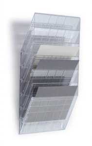 Durable Prospektspenderset A4 quer tr FLEXIBOXX 6 Fächer