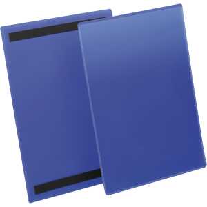 Durable Kennzeichnungstasche A4 bl 50St magnetisch A4 Hochformat