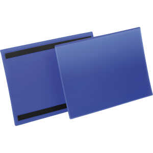 Durable Kennzeichnungstasche A4 bl 50St magnetisch A4 Querformat