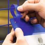 Durable Kennzeichnungstasche A4 bl 50St Hochformat mit Laschen