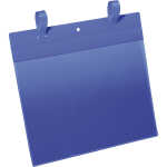 Durable Kennzeichnungstasche A4 bl 50St Querformat mit Laschen
