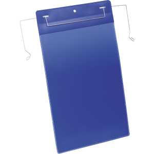 Durable Kennzeichnungstasche A4 bl Hochformat Drahtbügeleinsatz