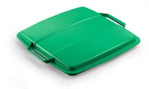 Durable Deckel für Abfalltonne 90l gn DURABIN LID quadr. mit Griffen