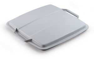 Durable Deckel für Abfalltonne 90l gr DURABIN LID quadr. mit Griffen