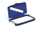 Durable Klappdeckel bl Einwurfschlitz DURABIN 60 f Papier u Pappe