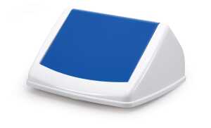 Durable Deckel Abfallbehälter 40l bl DURABIN FLIP LID square 40