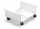Durable Transportwagen Abfalleimer ws Metall DURABIN 90 4 Rollen