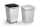 Durable Transportwagen Abfalleimer ws Metall DURABIN 90 4 Rollen