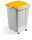 Durable Transportwagen Abfalleimer ws Metall DURABIN 90 4 Rollen
