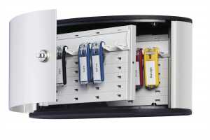 Durable Schlüsselkasten KEY BOX 12 si Box mit Riegel für 12 Anhänger