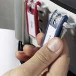 Durable Schlüsselkasten KEY BOX 12 si Box mit Riegel für 12 Anhänger