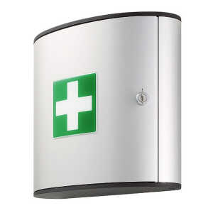 Durable Verbandschrank 280x302x118mm FIRST AID BOX M si leer