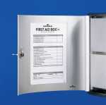 Durable Verbandschrank 280x302x118mm FIRST AID BOX M si leer