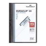 Durable Klemm-Mappe DURACLIP 30 A4 sw für 30 Blatt...