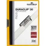 Durable Klemm-Mappe A4 30Blatt or DURACLIP transp. Deckblatt