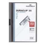 Durable Klemm-Mappe DURACLIP 30 A4 dgr für 30 Blatt...