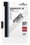 Durable Klemm-Mappe DURACLIP Plus ws f 30 Blatt A4 mit...