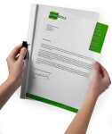 Durable Klemm-Mappe DURACLIP Plus ws f 30 Blatt A4 mit Sichttasche