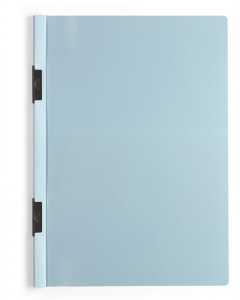 Durable Klemm-Mappe DURACLIP A3 h bl für 60 Blatt transp Deckblatt