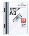 Durable Klemm-Mappe DURACLIP A3 h bl für 60 Blatt...