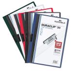 Durable Klemm-Mappe DURACLIP sort 5St DIN A4 für 30...
