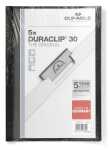 Durable Klemm-Mappe DURACLIP A4 sw 5St DURACLIP 30 SB...