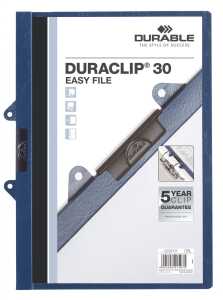 Durable Klemm-Mappe DURACLIP FILE für A4 mit Abheftung d.bl