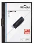 Durable Klemm-Mappe DURAQUICK A4 sw für 20 Blatt...