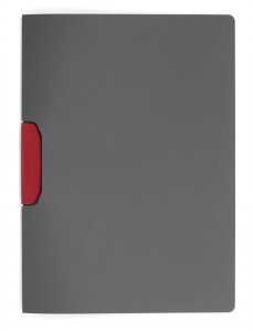 Durable Klemm-Mappe A4 3mm PP rt DURASWING color