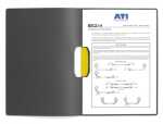 Durable Klemm-Mappe A4 3mm PP ge DURASWING color