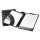 Durable Blockmappe A4 Schreibmappe sw mit Einschlagblatt