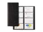 Durable Visitenkartenbuch 115x253mm sw Album für 96 Visitenkarten