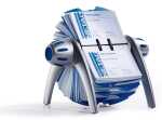 Durable Rollkartei VISIFIX flip si für 200 Visitenkarten 72x104mm