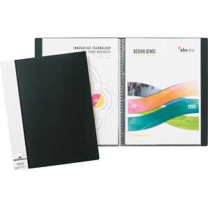 Durable Sichtbuch DURALOOK A4 9mm sw mit 10 Sichtüllen