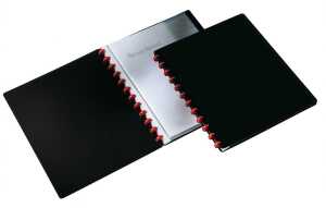 Durable Sichtbuch DURALOOK Easy sw 20 herausnehmbare Sichthüllen